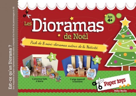 Dioramas de Noël (Les) - Pack de 8 mini-dioramas autour de la nativité.