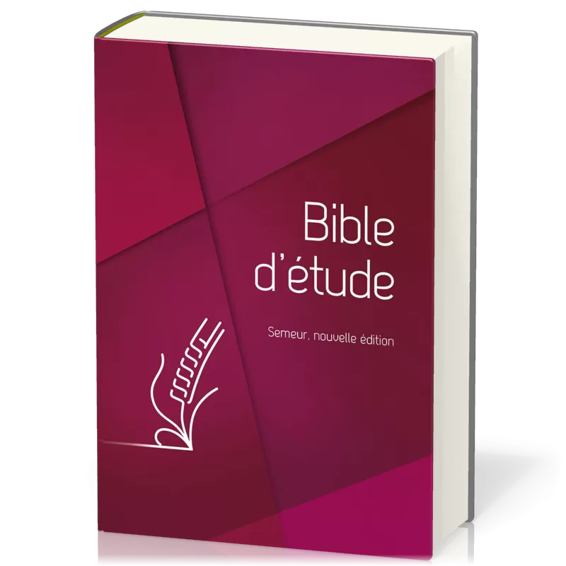 Bible d étude Semeur 2015 rouge couverture rigide Semeur 2015