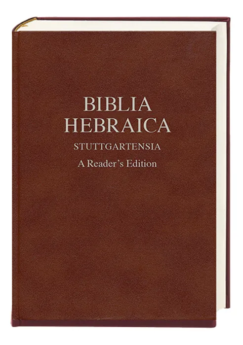 Hébreu/Anglais, Biblia Hebraica Stuttgartensia - A Reader's Edition [Hebrew/English]