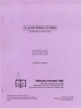 Il avait perdu l'étoile - [saynète]