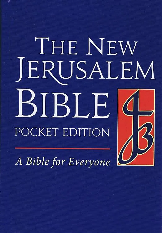Englisch, Bibel New Jerusalem, kartonniert, blau