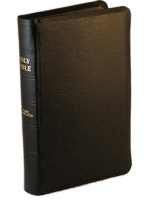 Anglais, Bible Darby, cuir, noir, tranche or