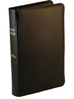 Englisch, Bibel Darby, Leder, schwarz, Goldschnitt