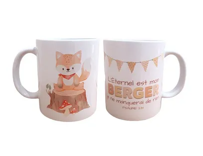 Mug Renard "L'Éternel est mon berger…" Ps 23.1