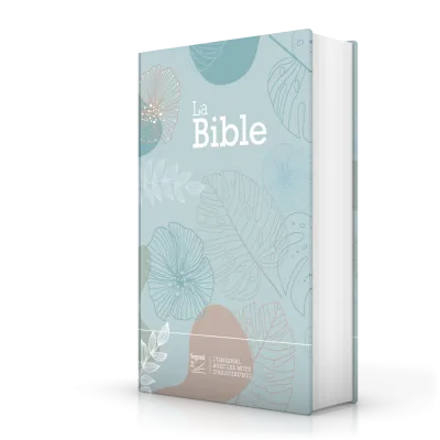 Bibel Segond 21, französisch (Premium Style) - gestepptes Hardcover aus Canvas mit Blättermuster
