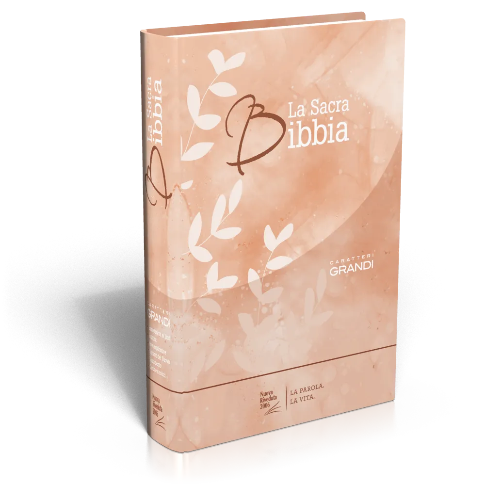 Italien, Bible NR2006 gros caractères - Modèle rigide, toilé matelassé