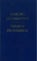 Portugais, Nouveau Testament Almeida Corrigé Fiel, avec Psaumes & Proverbes, broché, bleu - gros...