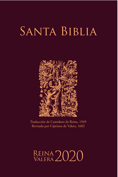 Spanisch, Bibel Reina Valera 2020, Evangelisationsbibel, broschiert, bordeaux