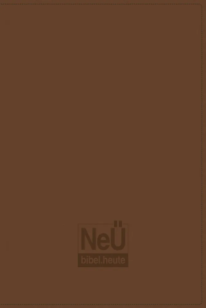NeÜ bibel.heute, Taschenausgabe, Kunstleder braun