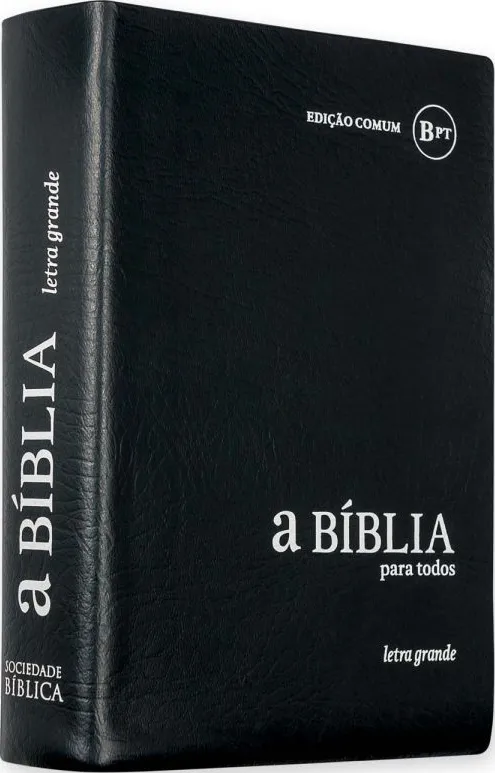 Portugais, Bible Bíblia ParaTodos, gros caractères, reliée souple, noire