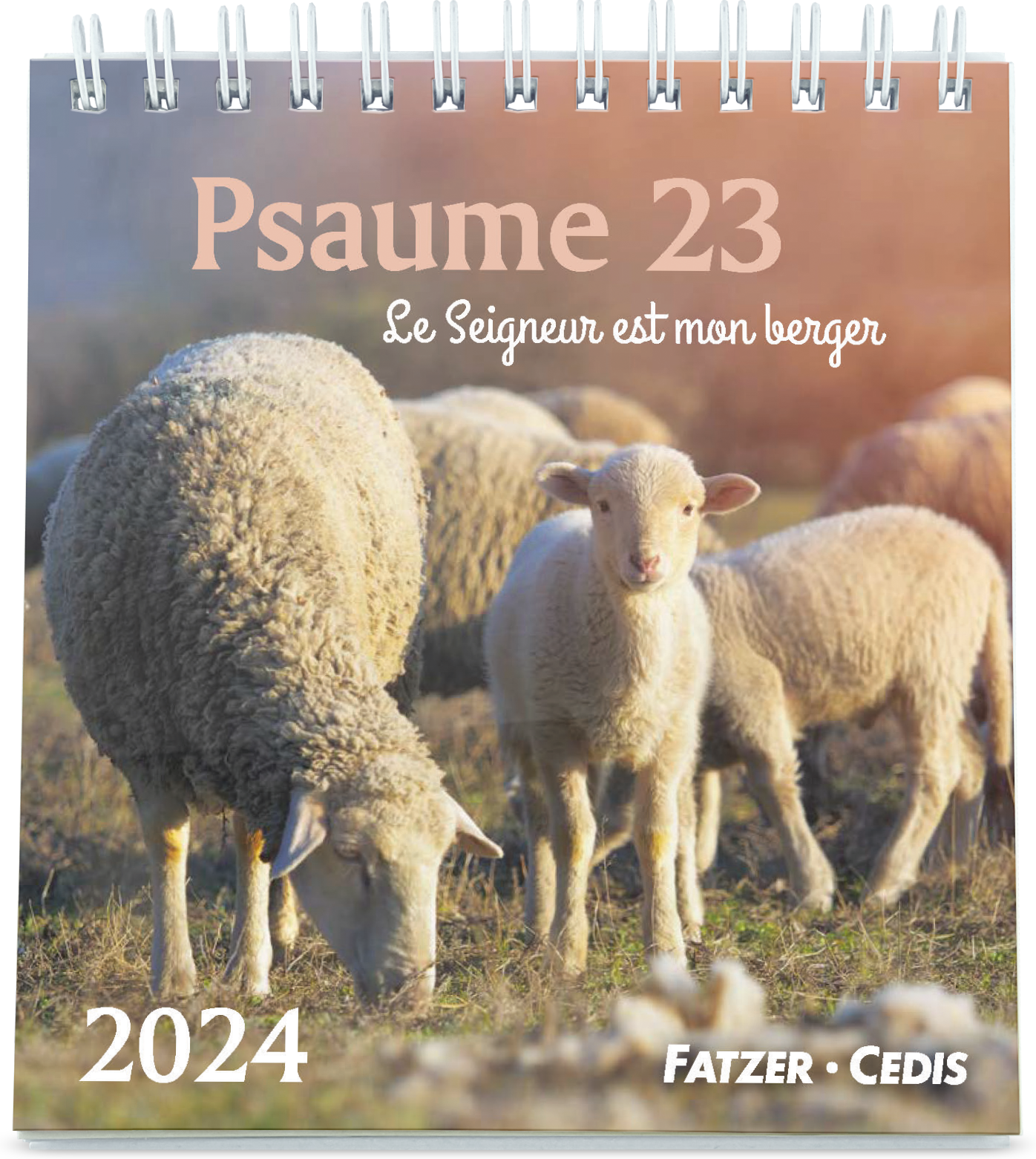 Psaume 23 [petit format] calendrier à poser - - 2024 :: Das Haus der