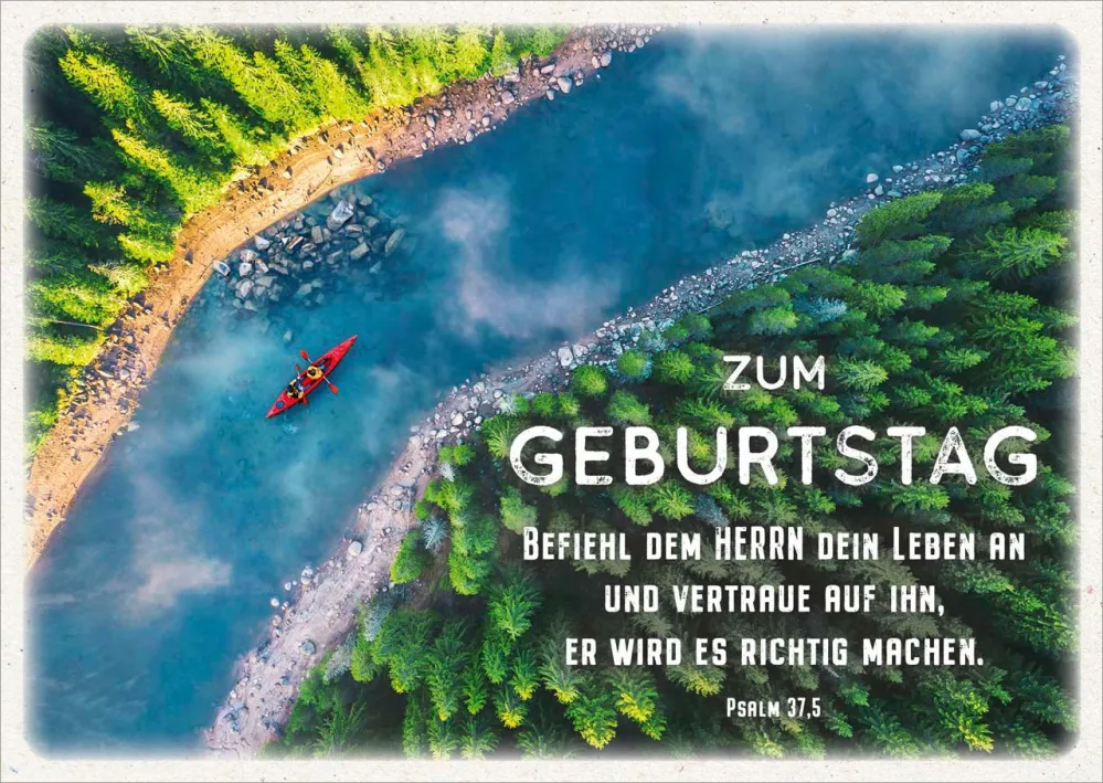 Postkarte Befiehl dem HERRN