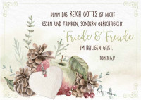 Postkartenbox Weihnachten „Frohe Weihnachtszeit“ - 12 verschiedene Postkarten in einer Box mit...