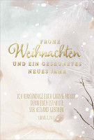 Minikarten Weihnachten Illustrationen veredelt