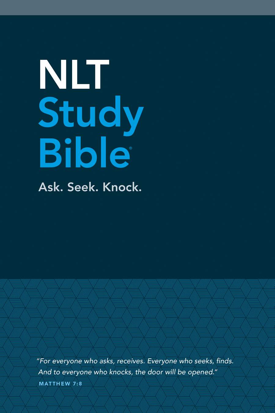 Englisch, Studienbibel New Living Translation, gebunden, Stoff, blau