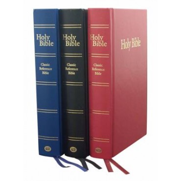 Anglais, Bible King James Version, cartonnée, noire
