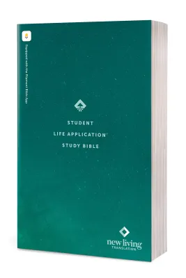 Anglais, Bible d'étude NLT, Student Life Application Study Bible - cartonnée, verte + Filament app