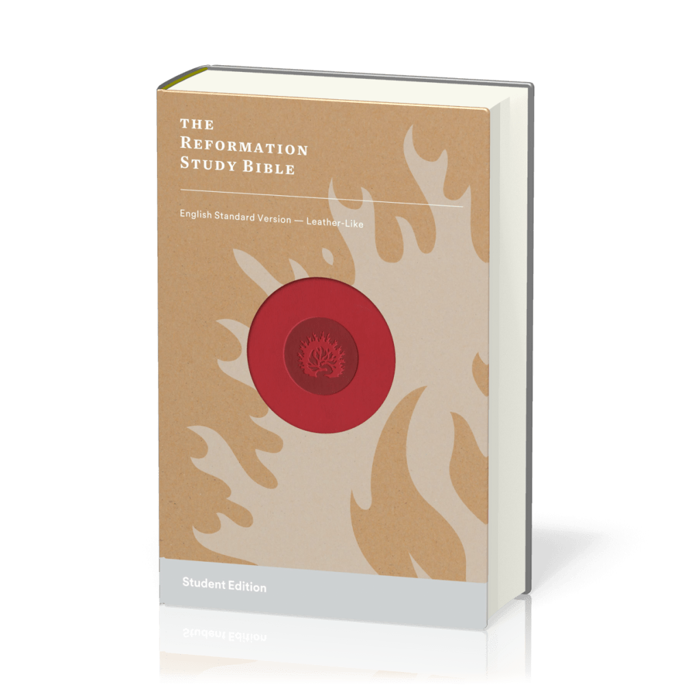 Englisch, reformierter Studienbibel English Standard Version, Kunstleder, rot