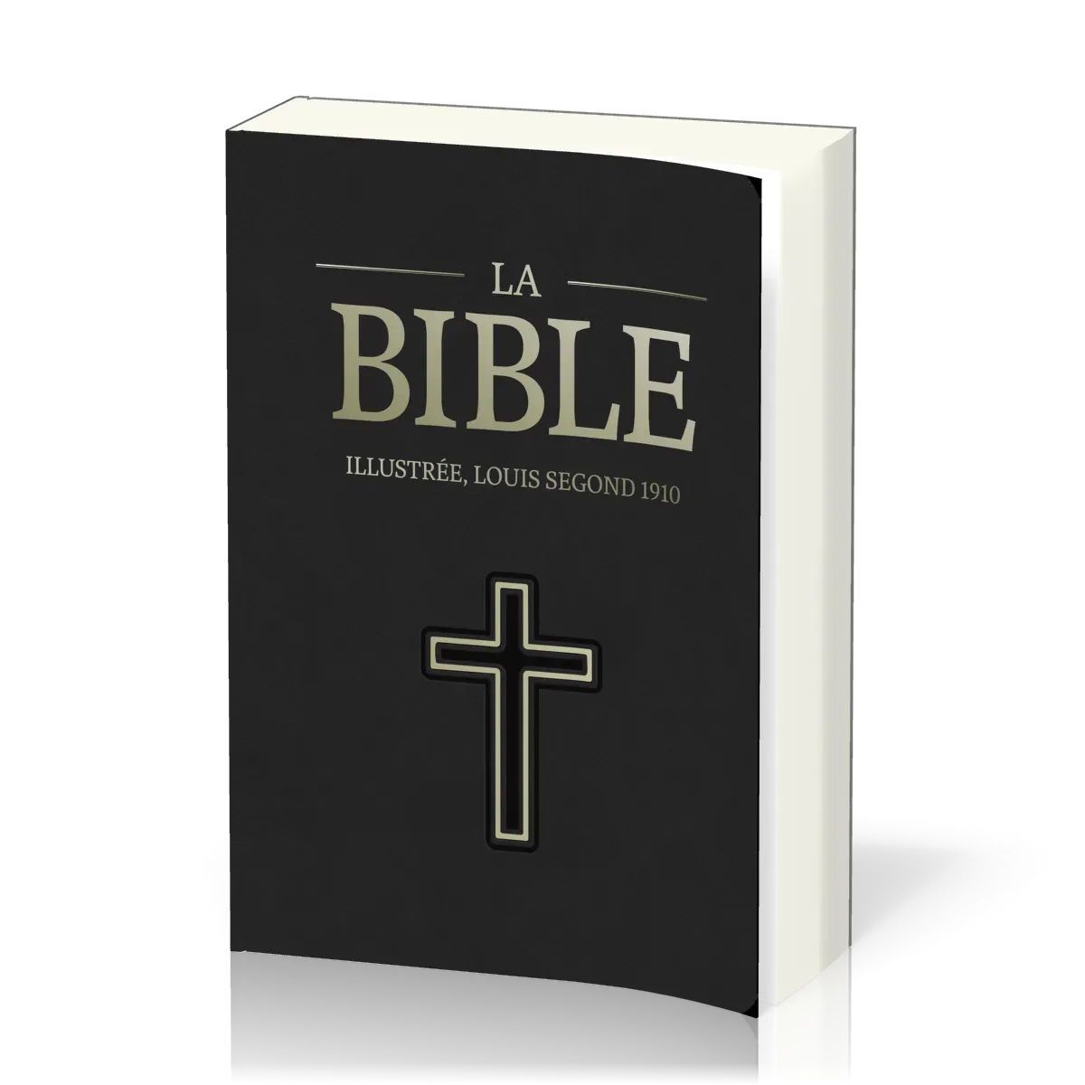 Bible Segond 1910, brochée, noire - Illustrée par José Pérez Montero