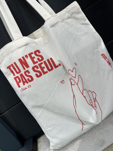 Tote-bag "Tu n'es pas seul"