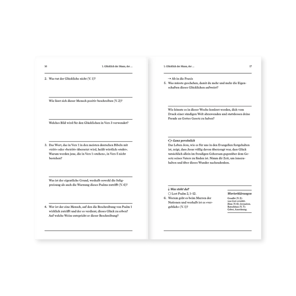 Psalmen (Arbeitsheft) - Reihe Die Bibel erklärt Psalmen (Arbeitsheft) - Reihe Die Bibel erklärt