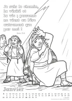 Découvertes bibliques - Calendrier mural