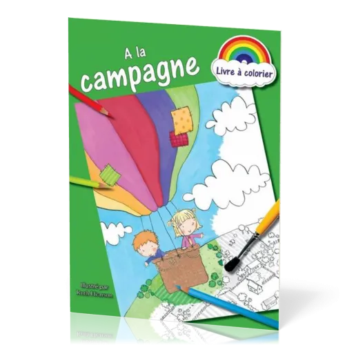À la campagne - livre à colorier