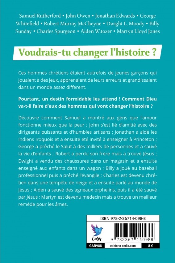 10 garçons qui ont changé l'histoire