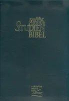 ALLEMAND, BIBLE SCHLACHTER 2000 ETUDE MACARTHUR, FIBROCUIR, TR. OR, FERM. ÉCLAIR, NOIR