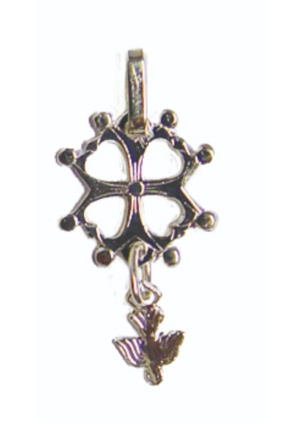 Thabora Pendentif Croix Huguenote Argent 925‰ Rhodié - Modèle Femme Avec Écrin Et Certificat