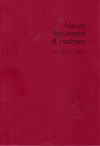 NT PS. SCHLACHTER 2000, GROSSDRUCK, BROSCHIERT, ROT