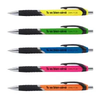 Stylo Vague "Tu es bien aimé" Daniel 9.23 - Couleur jaune