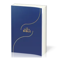 Bible Segond 1910, gros caractères, souple, vinyle bleu