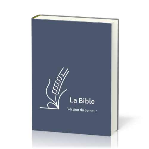 Bible Semeur 2015, compacte, bleue - couverture rigide, renforcée lin