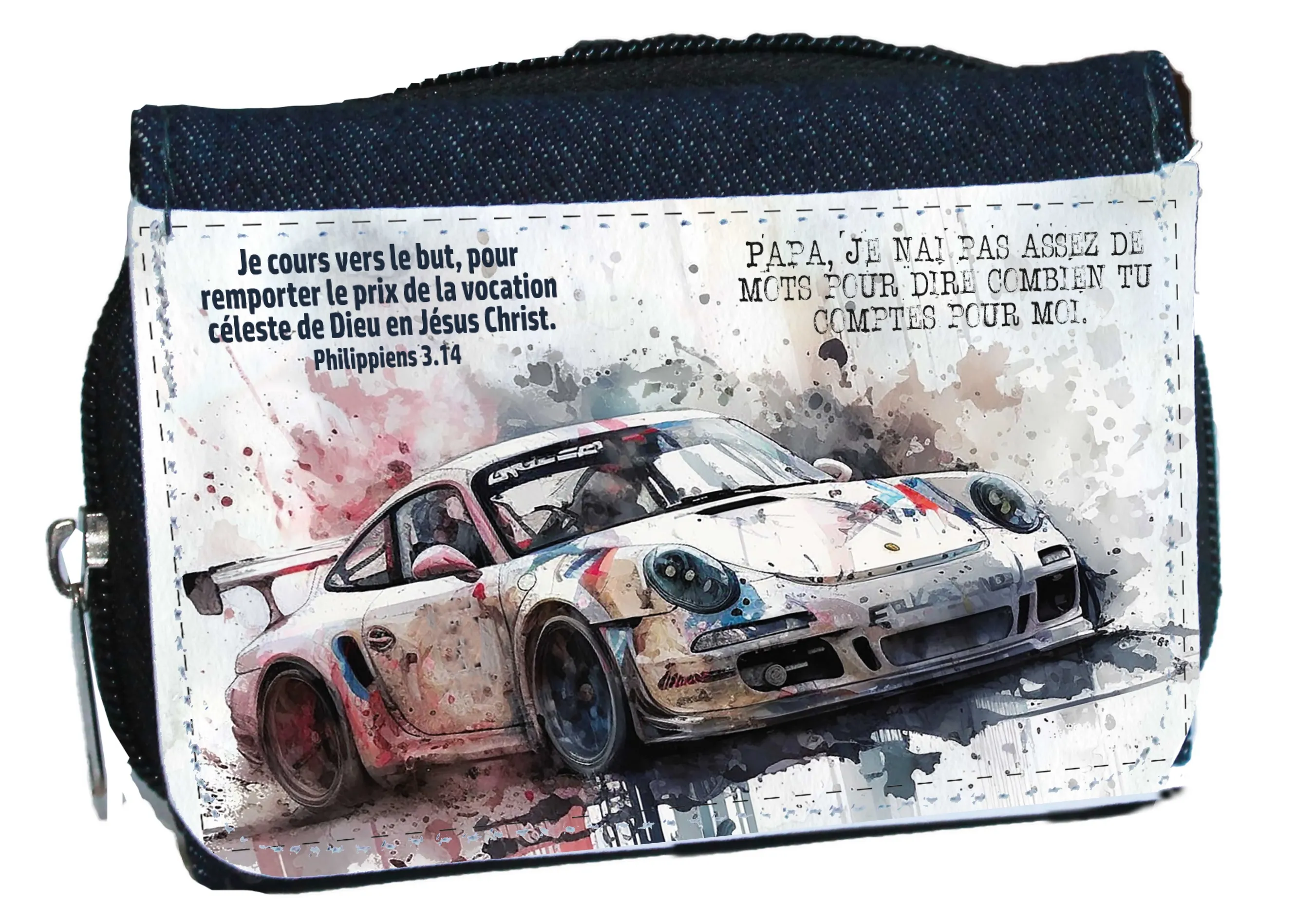 Portefeuille  « Je cours vers le but […] » Ph 3.14 - Papa, je n'ai pas assez de mots pour dire...