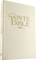 Bible Segond 1880 révisée, confort, blanc, tranche or - couverture rigide