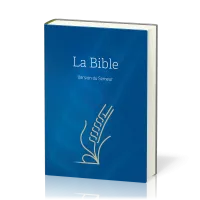 Bible Semeur 2015 compacte, couverture rigide bleue, tranche blanche