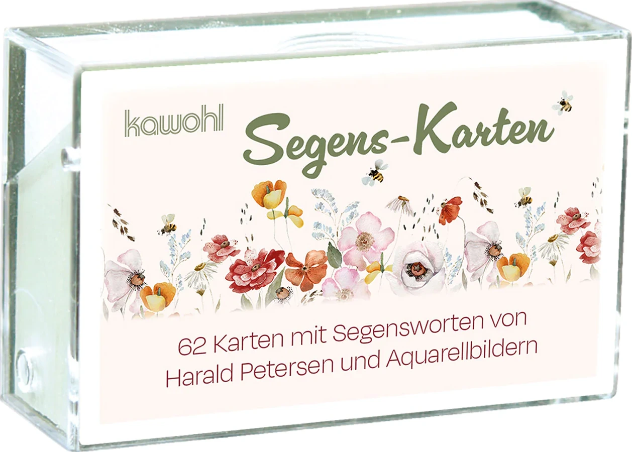 Segens-Karten - ImpulsBox - 62 Karten mit Segensworten von Harald Petersen und Aquarellbildern