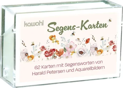 Segens-Karten - ImpulsBox - 62 Karten mit Segensworten von Harald Petersen und Aquarellbildern