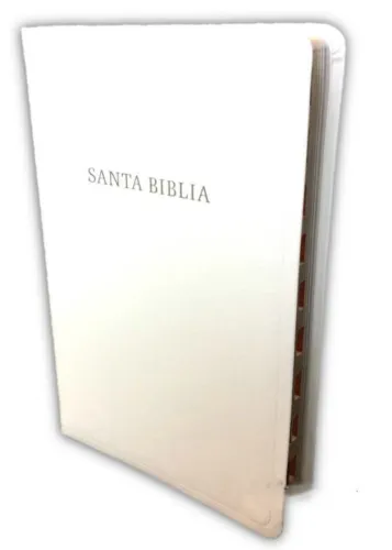 Spanisch, Bibel Reina Valera 1960, Referenzen, Leder, weiss, Griffregister