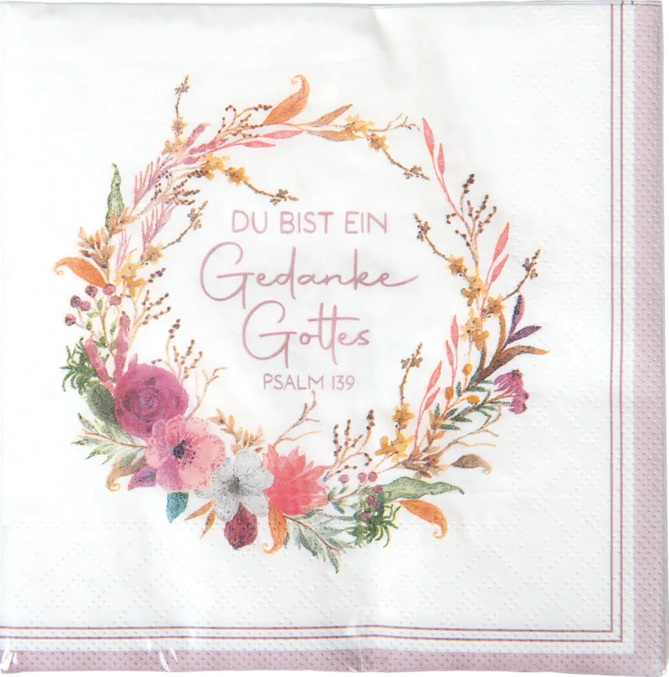 Du bist ein Gedanke Gottes - Servietten (20 Stück)