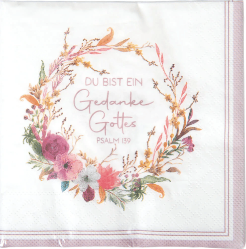 Du bist ein Gedanke Gottes - Servietten (20 Stück)