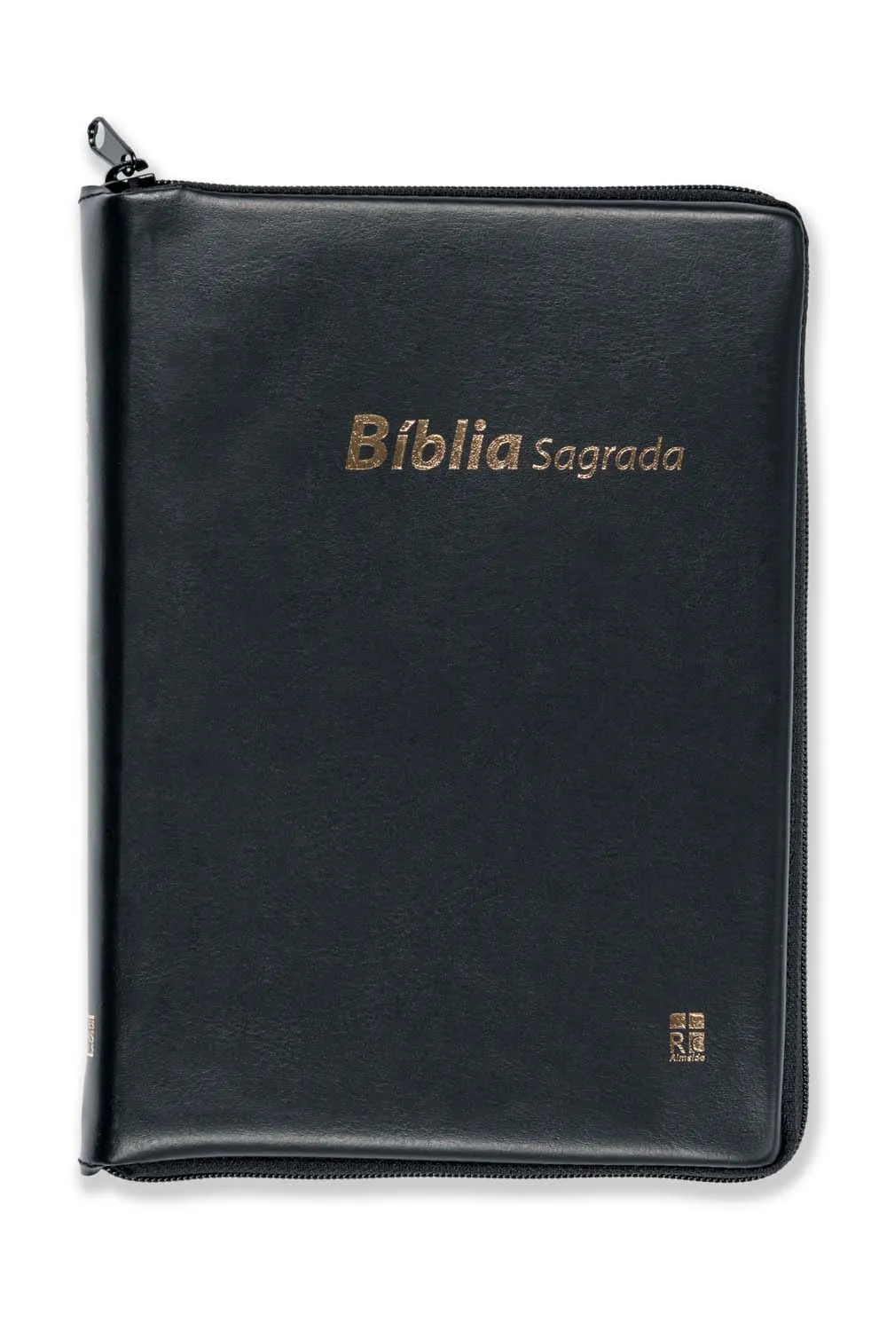 Portugiesisch, Bibel Almeida Revidiert und Korrigiert, DN52, schwarz, Reissverschluss