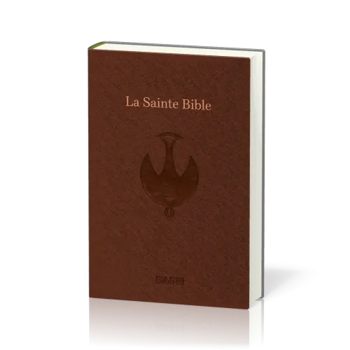 Bible à la Colombe Segond 1978, brune - couverture souple, flexa