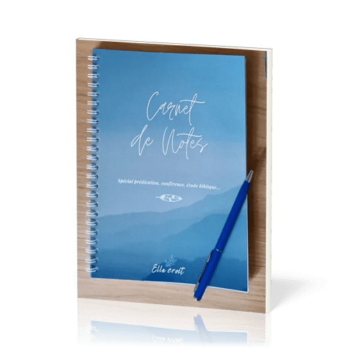 Carnet de notes - Spécial prédication, conférence, étude biblique, …