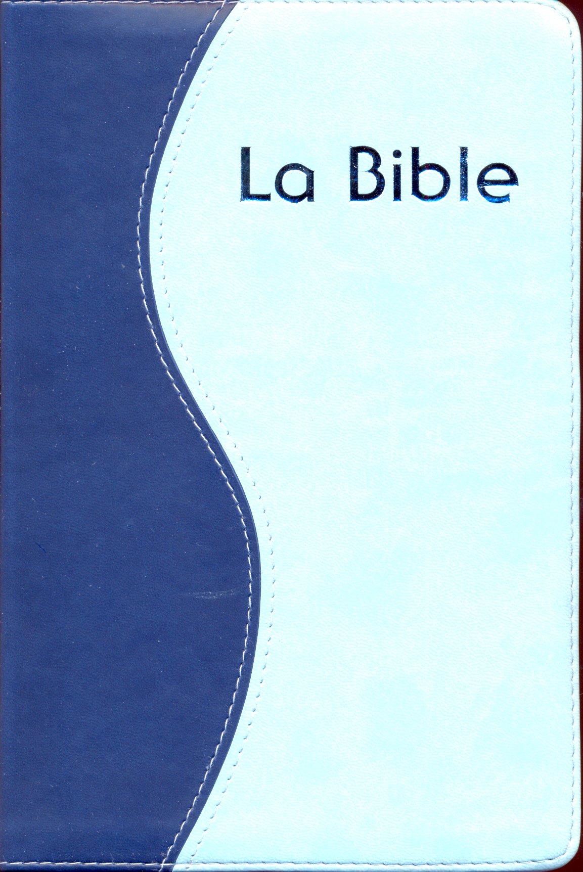 Bible Semeur 2000, duo bleu - couverture souple, tranche argent