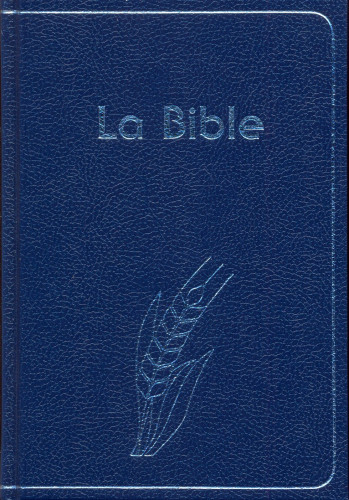 Bible Semeur 2000, de poche, bleue - couverture rigide, tranche argent