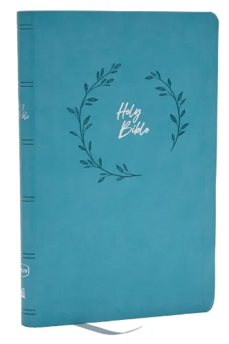 Anglais, Bible, NKJV, similicuir souple turquoise, paroles de Jésus en rouge - NKJV, Value Ultra...