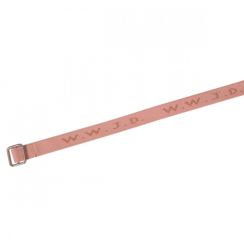 Bracelet "WWJD" Vieux Rose