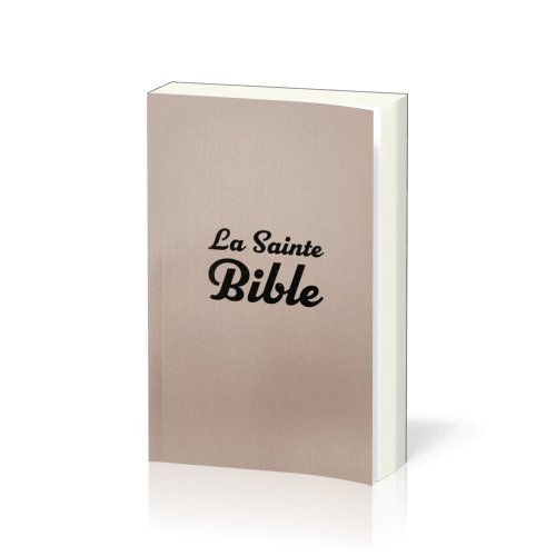 Bible Segond 1910, compacte éco - souple, crème